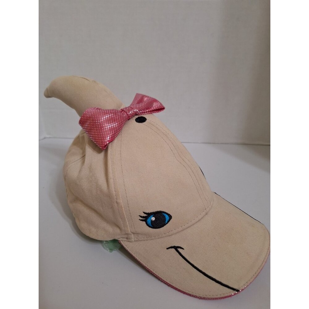 Seaworld Youth Hat Dolphin with Pink Bow Girls Souvenir Collectible